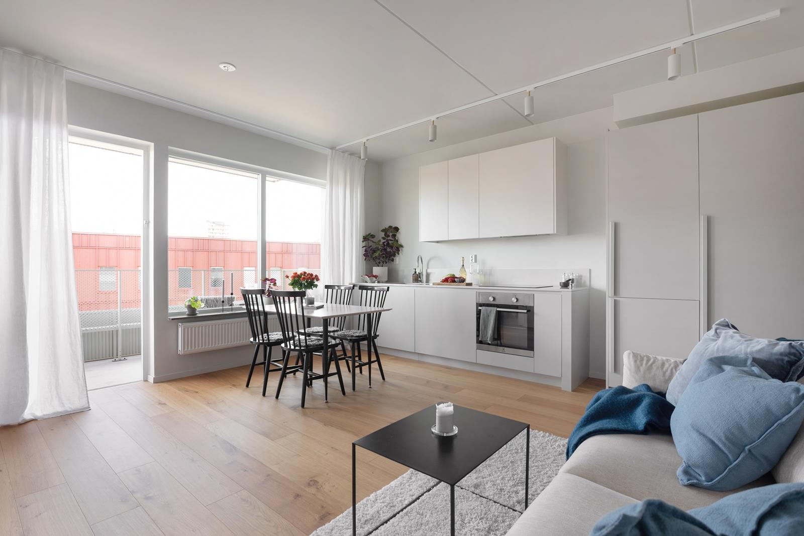 Stilren 2:a med balkong på populära Bryggargatan 9A – nyproduktion i toppklass!